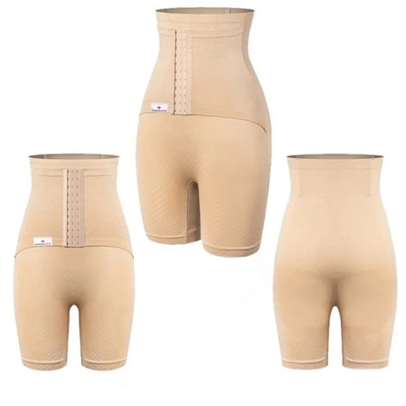 Popôrodné sťahovacie nohavičky Belly Binder Beige Wondermom