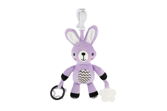 Hrkálka plyš 30 cm záves na postieľku/kočík 0 m+ babyted