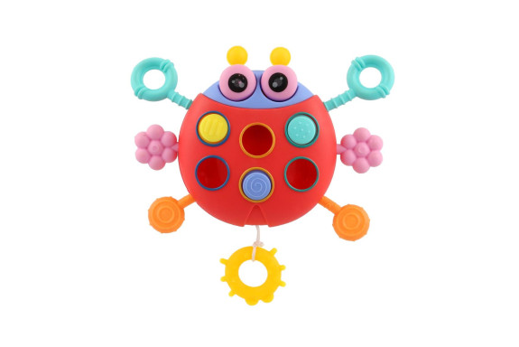 Ťahulíček lienka plast 15 x 11 cm Babyted