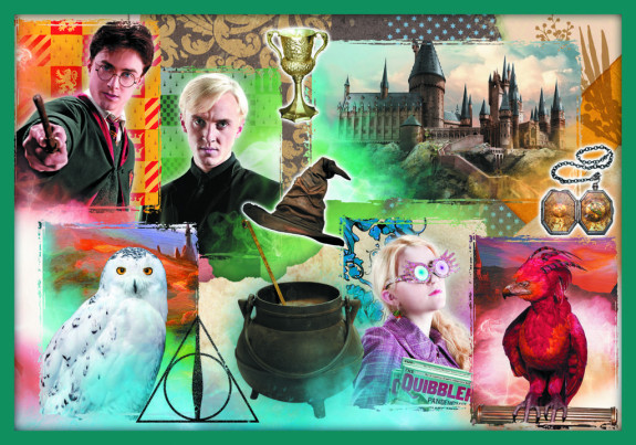 Puzzle Harry Potter - Vo svete Harryho Pottera 10v1