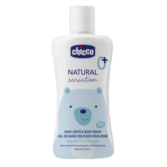 Sprchový gél s aloe a harmančekom Natural Sensation 200 ml, 0 m+ Chicco