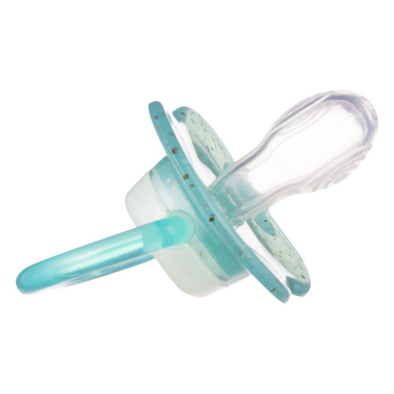 Cumlík svietiaci silikónový symetrický Nightglow Canpol babies 6 - 18 m 2 ks