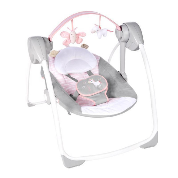 Hojdačka s melódiou Flora the Unicorn™ 0 m+ do 9 kg Ingenuity