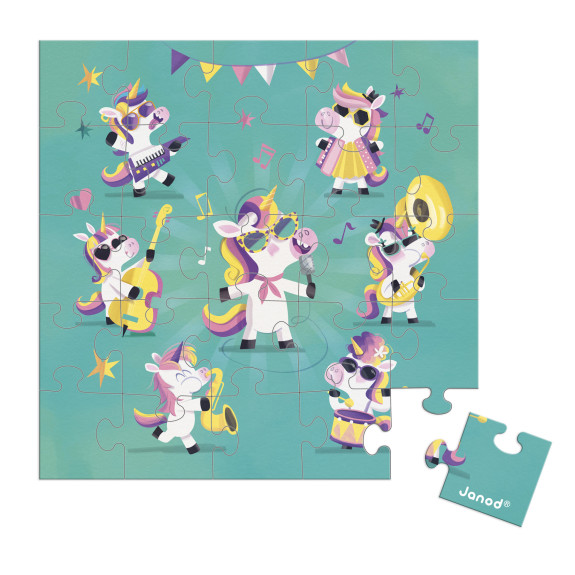 Blahoželanie k narodeninám s puzzle Janod