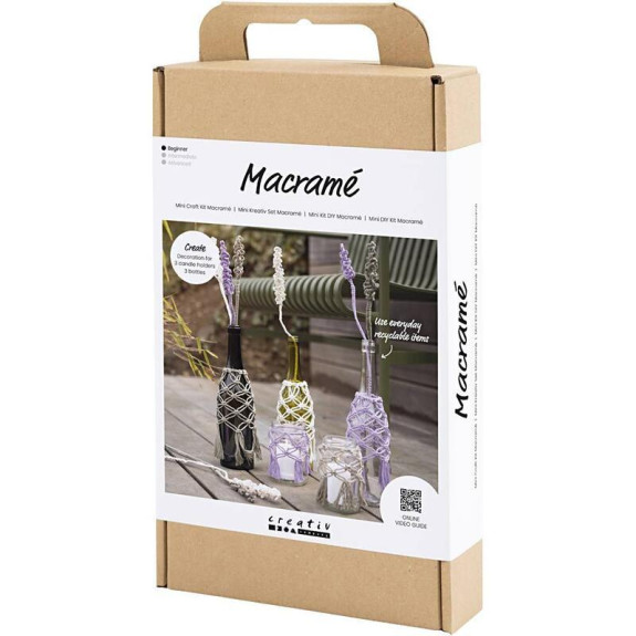 Sada na tvorenie Macramé - Dekorácia na sklo Creativ Company