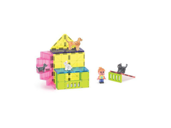 Magnetická stavebnica Pet Playhouse 50 dielov