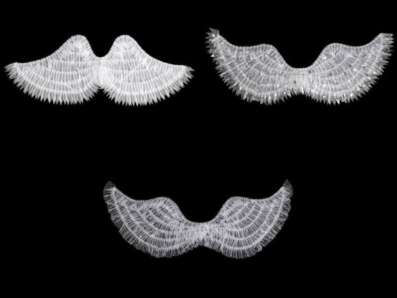 Anjelské krídla textilné 68 x 27 cm