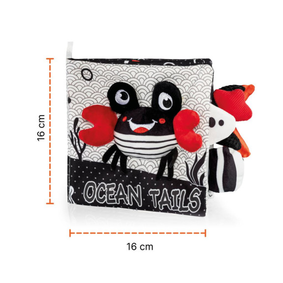 Senzorická plyšová knižka Panda Zopa