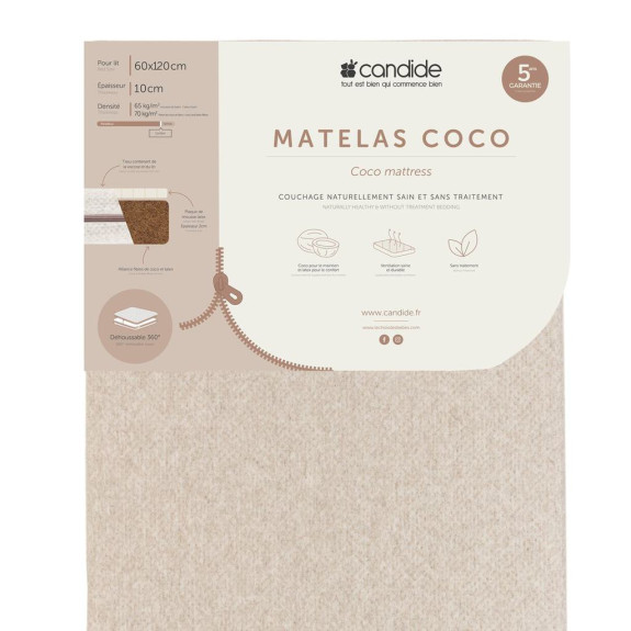Matrac Coco 60 x 120 x 10 cm Candide