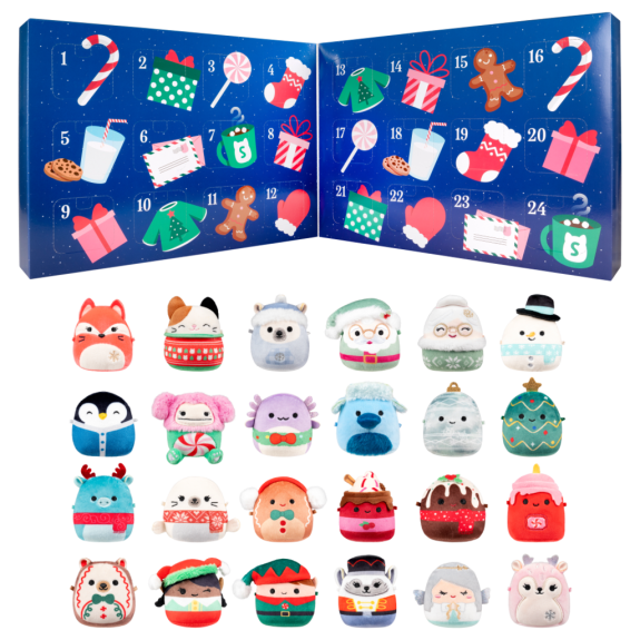 Micromallows Adventný kalendár - 24 ks Squishmallows