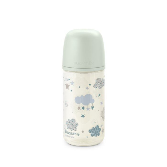 Fľaša sklo Dreams 240 ml fyziologická Sx Pro +0 SF Suavinex