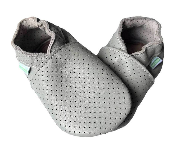 Kožené capáčky dierované Barefoot Vel. XXL (2-3 roky) Hopi Hop
