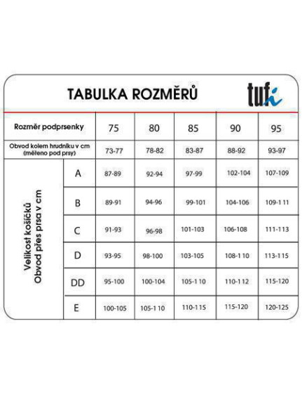 Dojčiacia podprsenka čierna TUFI