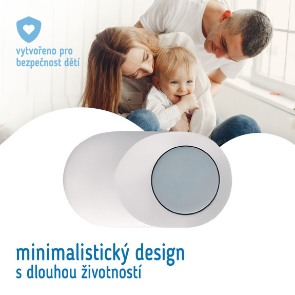 Detská otočná zarážka do dverí s nastavením polohy 2 ks Sipo