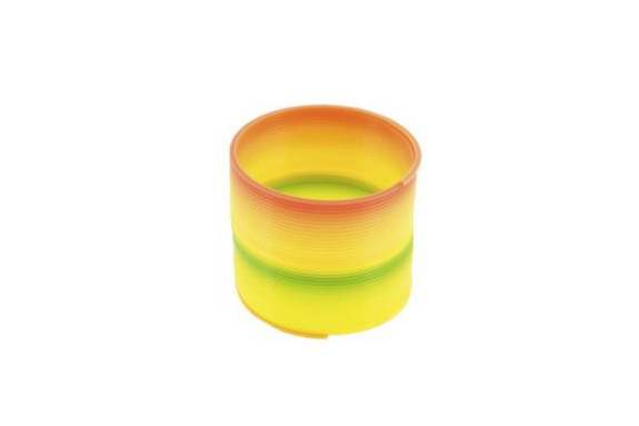 Špirála/pružina dúhová plast priemer 7,5cm