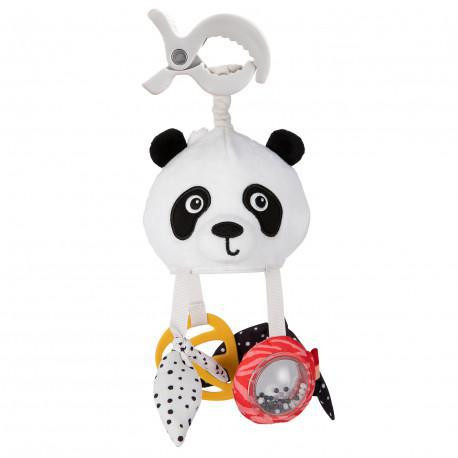 Senzorická závesná hračka Panda s klipom BabiesBoo Canpol babies
