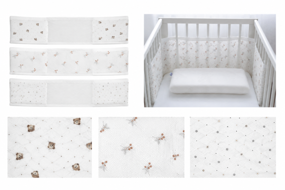 Mantinel do postieľky Bump Air Design 180 cm Babymatex