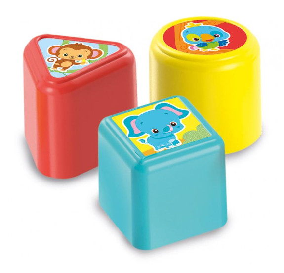 Clemmy baby - Veselý hrací stolík s kockami a zvieratkami