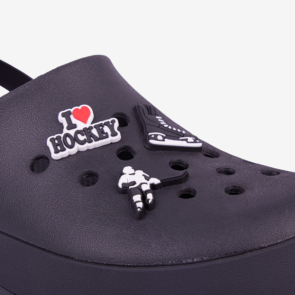 Amulety - ozdoby na topánky Amuletz Hokej mix Coqui