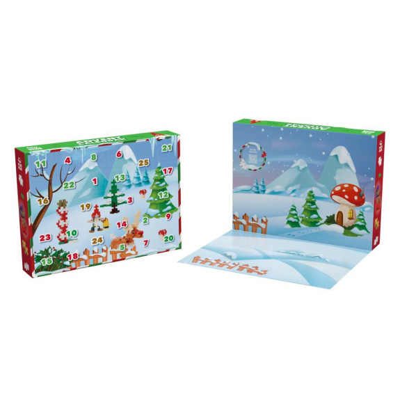 Adventný kalendár (600 ks) Plus-Plus