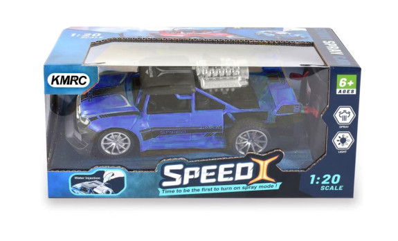 Auto RC 1:20 s efektom dymu