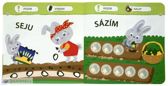 Kniha Malý zajačik Záhrada