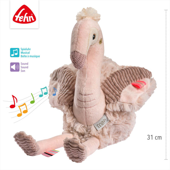 Pomôcka na spanie plameniak Pink Baby Fehn