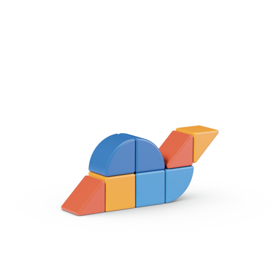 Geomag Magicube Shapes 9 dielikov