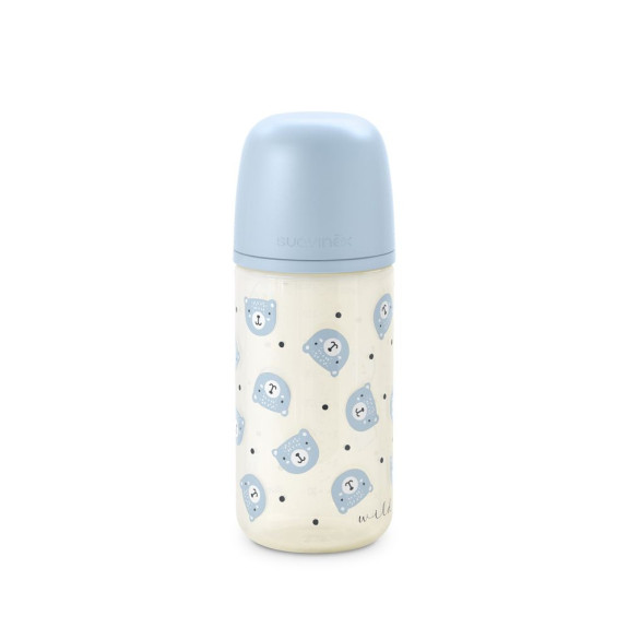 Fľaša sklenená Wild & Free 240 ml fyziologická SX Pro 0+ SF Suavinex