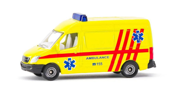 Slovenská verzia - set mix polícia, hasiči, ambulancie Siku