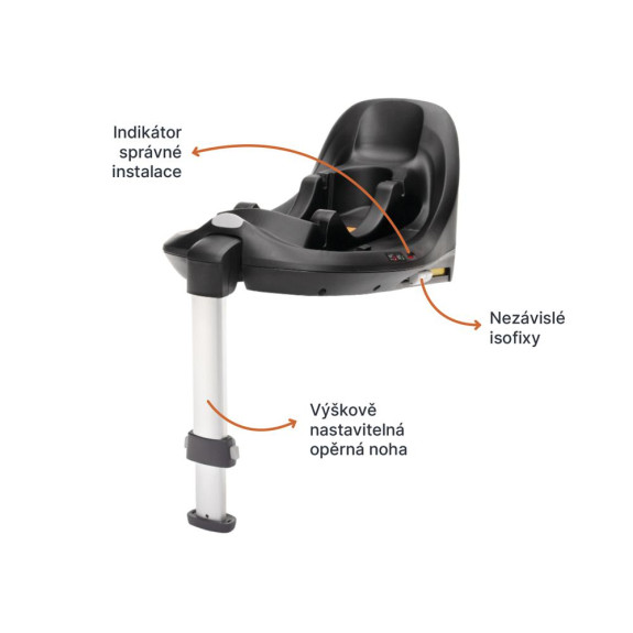 Autosedačka XM Plus i-Size bundle Zopa
