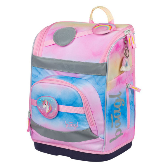 Školská aktovka Zippy plus Rainbow Unicorn Baagl