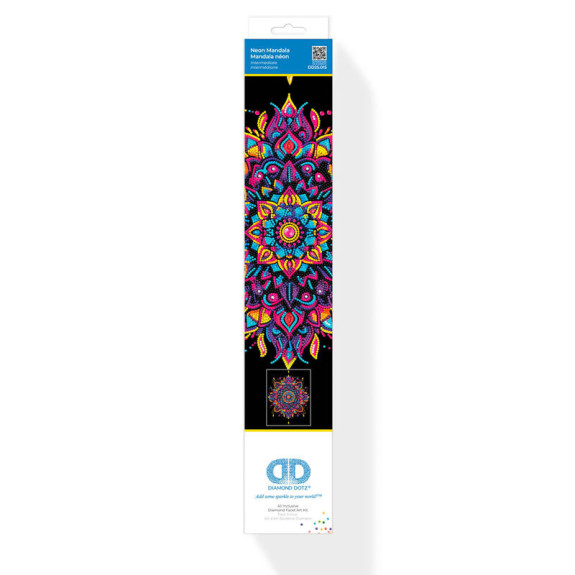 Diamantové maľovanie Neon Mandala Diamond Dotz