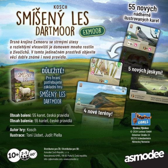 Zmiešaný les: Dartmoor Exmoor