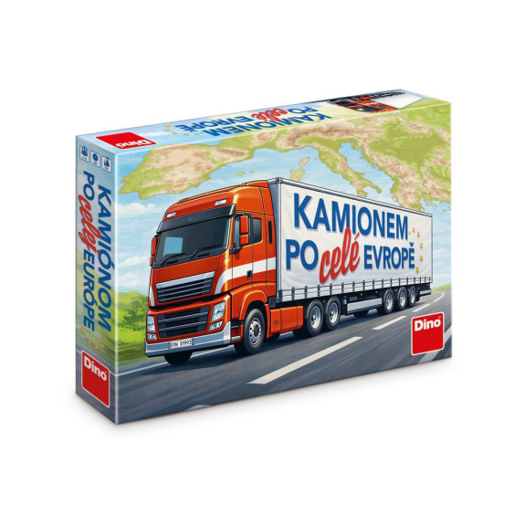 Kamiónom po celej Európe spoločenská hra