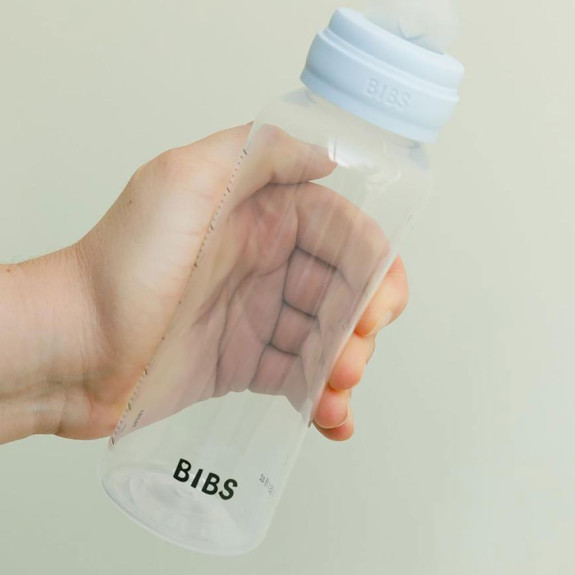 Antikoliková fľaša so silikónovým cumlíkom 270 ml Bibs