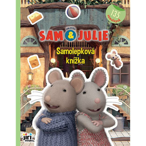 Samolepková knižka Dom myšiek Sam & Julie
