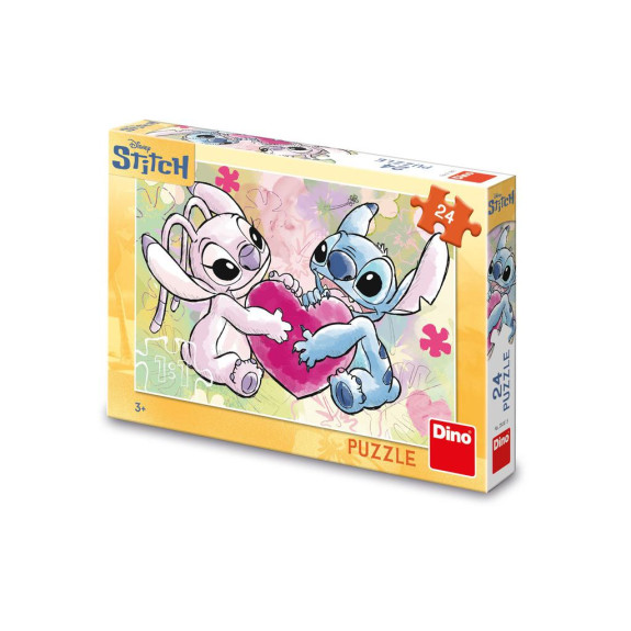 Stitch: Love story Puzzle 24 dielikov Dino