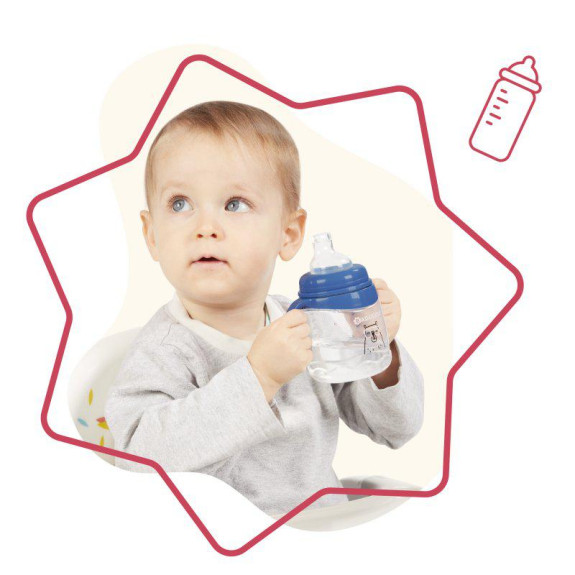 Nekvapkajúci hrnček s úchytmi 180 ml