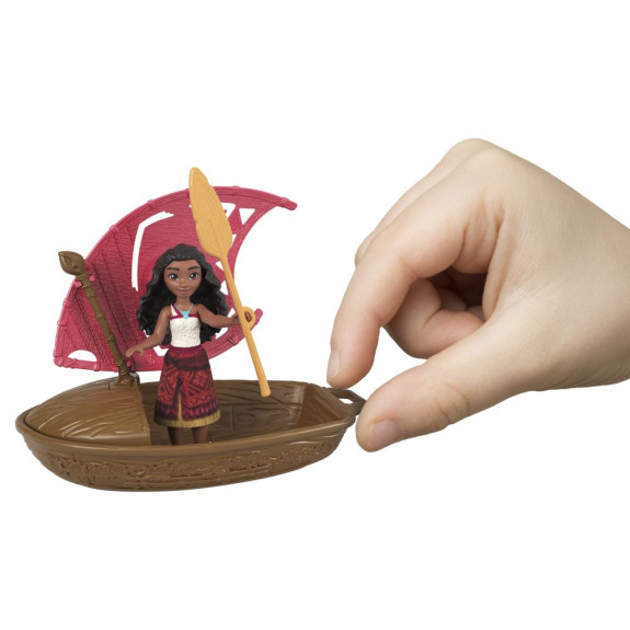 Bábika Vaiana mini prekvapenie v kajaku Disney Mattel