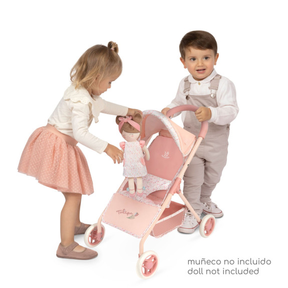 Športový kočík pre bábiky Tulipe 55 cm DeCuevas