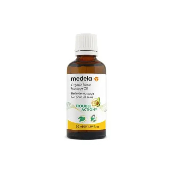 Organický masážny olej na prsia, 50 ml Medela