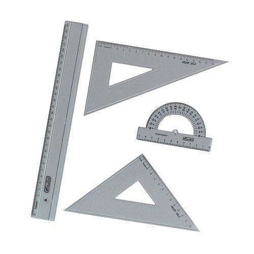 Herlitz - Sada pravítok pre geometriu 4 ks