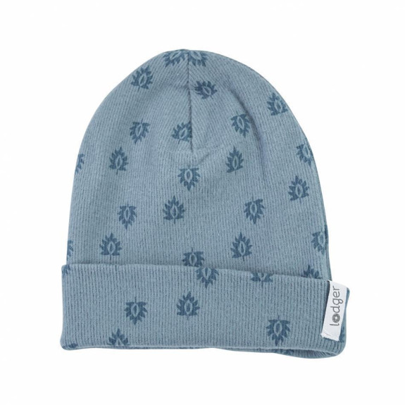 Čiapočka Beanie Print Rib LODGER - Ocean