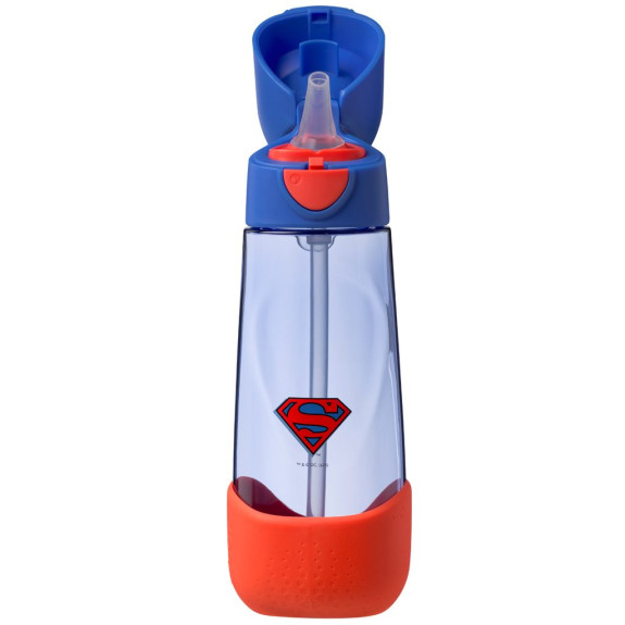 Fľaša na pitie so slamkou 600 ml Superman B.Box