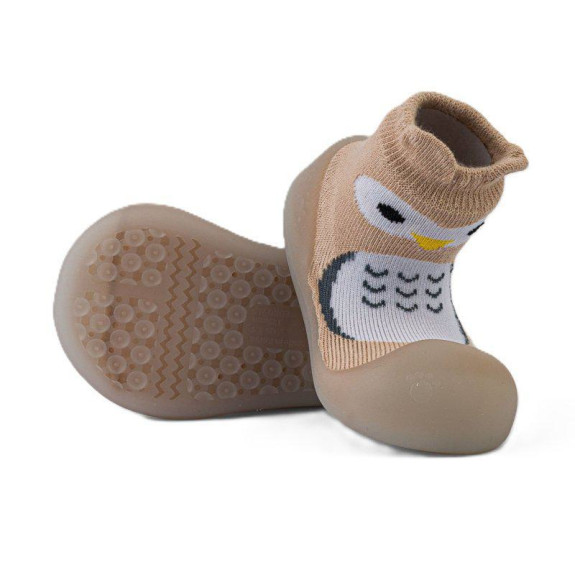 Ponožkové topánočky Chameleon Owl Navy