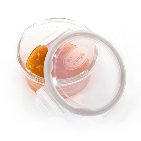 Sklenené misky s viečkami B-Glass Bowls 280 ml Bo Jungle