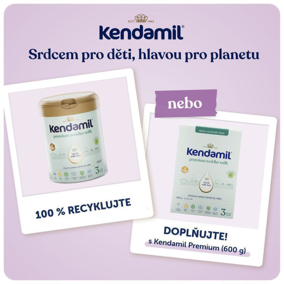 Kendamil Premium 3 HMO+ (800 g) EXPIRÁCIA 3.10.2026