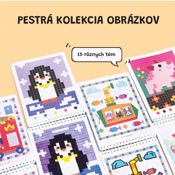 Pixel Art Omaľovánky Zvieratká Jarmelo