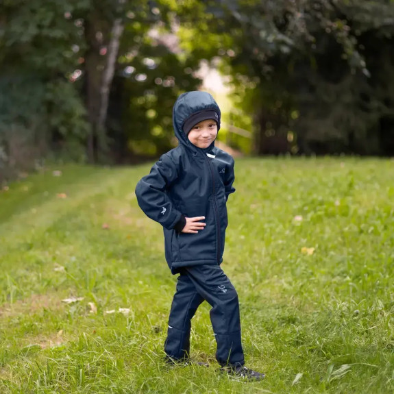 Detské softshellové nohavice s baránkom Lamb Navy blue Esito